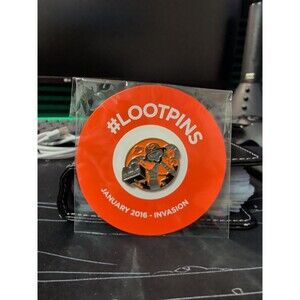 NEW LOOT PINS INVASION JANUARY 2016 LOOTPINS ALIEN ORANGE